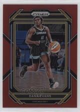2023 Panini Prizm WNBA Red Prizm 33/199 Dana Evans #59 1mw3