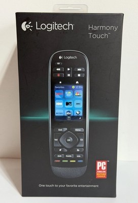 Logitech Harmony Touch Universal Remote with Color Touchscreen Black In Box