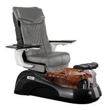 SIENA DX Shiatsulogic Pedicure Chair Black/Gold Tub w/Discharge Pump, GY