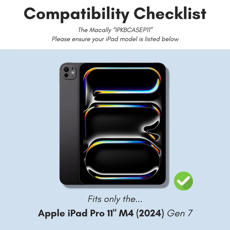 iPad Pro 11 Inch Case with Keyboard and Track Pad (2024 Gen 7) - iPad Pro 11 ... - Image 2 of 4