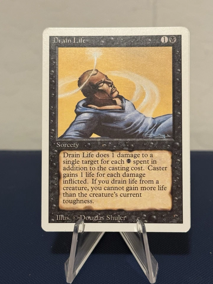 4x Drain Life Revised Playset NM Unplayed MTG Magic The Gathering Free Shipping - Image 3 of 3