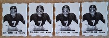 (4) ED SPRINKLE Chicago Bears Rare Gypsy Oak Micro Gumball Machine Cards