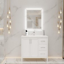 Led Bathroom mirror Anti-fog, Wall Vanity Mirror Dimmable Frameless 24'' x 30''