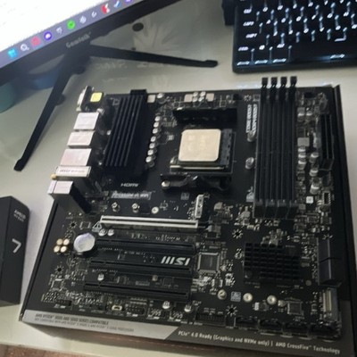 MSI PRO B550M-VC WIFI Micro ATX Motherboard with Ryzen 5 5600x 8 Core Processor 
