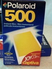 Polaroid 500 JoyCam Captiva Instant Film 10 Photos Sealed Expired