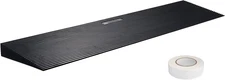1.2" Rise Cuttable Threshold Ramp for Doorways 35.4" Wide Natural Rubber Wheelch
