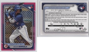 2024 Bowman Prospects Pink Border /175 Arjun Nimmala #BP-142