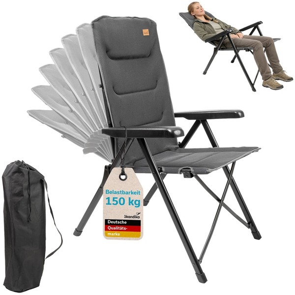 Skandika Campingstuhl Lepola Easy Pack Aluminium Faltbar Kompakt Neu-image