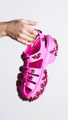 2025 Simone Rocha Crocs Fisherman Sandals electric pink w9 39 40 new w tags