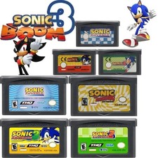 Popular Sonic 3 GBA 32-bit Electronic Game Card Ink Cartridge Best Birthday Gift