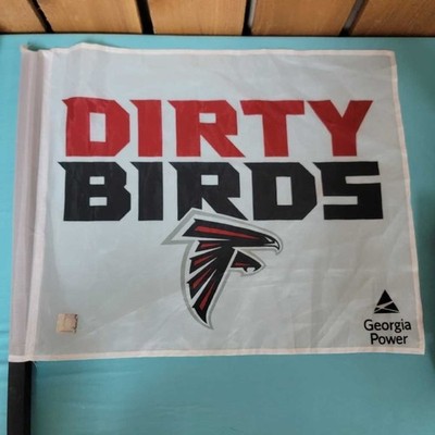 Atlanta Falcons Dirty Birds NFL Georgia Power Fan Flag Banner 21x17.5''