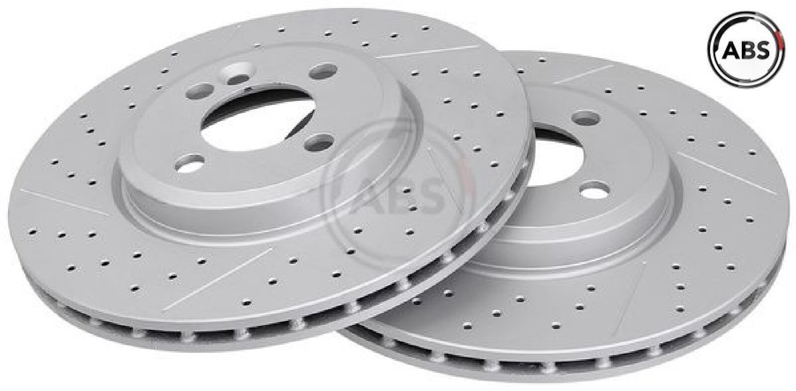 2 Bremsscheiben vorne geschlitzt gelocht Ø 294 mm 22 mm A.B.S. für u.a. MINI - Bild 2