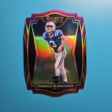 RODRIGO BLANKENSHIP ROOKIE 2020 Panini Select PURPLE Prizm Die Cut #175 Colts