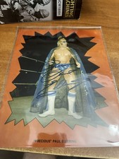 Precious Paul Ellering Signed 8 x 10 photo Road Warriors Wrestling