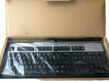KB-0316 434820-001 HP PS/2 Wired Black/Silver Keyboard NEW