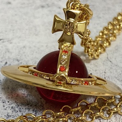 Vivienne Westwood オーブ ネックレス レッドゴールド レッド（赤）系 