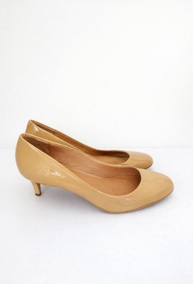 Corso Como Linnden Patent Leather Pumps Nude Tan Women s Size 8.5 M