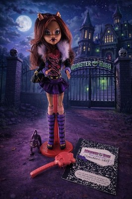 Clawdeen Wolf Monster High G1 First Wave Basic Signature Puppe