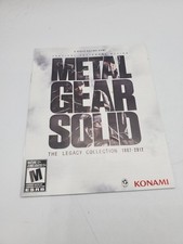 Metal Gear Solid The Legacy Collection PS3 PlayStation 3 Instruction Manual Only