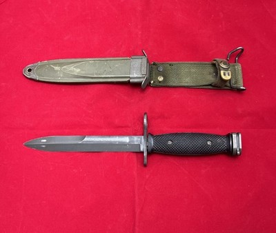 Vintage U.S. BOC M7 Bayonet with Original PWH M8A1 Scabbard | eBay