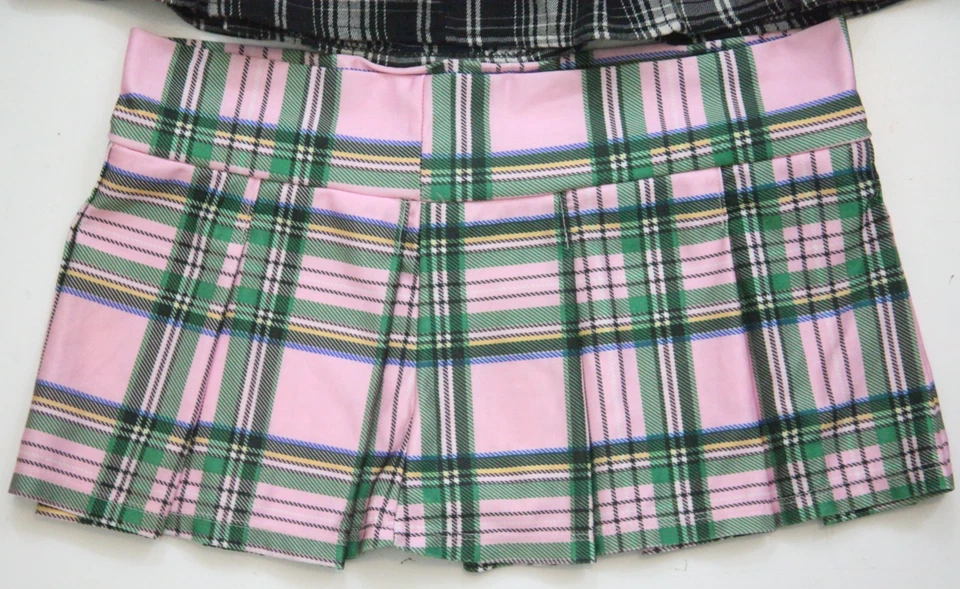 Lote de 3 faldas para mujer rosa/verde negro/blanco azul/denim Southpole Melville I21 Foto 2 de 4