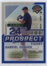 2024 Panini Prospect Edition Blue Prizm 43/149 Gabriel Hughes #177 19l7