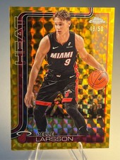 Pelle Larsson 2025-26 Topps Chrome Gold Geometric Refractor /50 #189