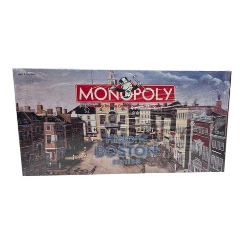 Monopoly Parker Bros Vintage 1998 Historic Boston Edition Board Game New Sealed