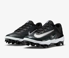 Size 10 Nike Men's Alpha Huarache Elite 4 Low MCS Baseball Cleats FD6221-003 NEW