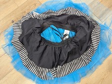 Girls Blue Ballerina Costume Ballet Dance Tutu Tulle Skirt Adult Medium