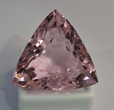 Fantastic Pink Topaz Trillion Cut 104 -106 Ct Loose Gemstone Lab Created SP1403