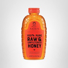 Nate'S 100 Pure, Raw  Unfiltered Honey 32Oz.