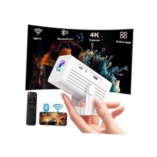 Mini Projector with WiFi and Bluetooth, 1080P Supported Smart N6 projector