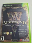 Elder Scrolls III:Morrowind Game of The Year Edition(Microsoft Xbox 2003) NO MAP