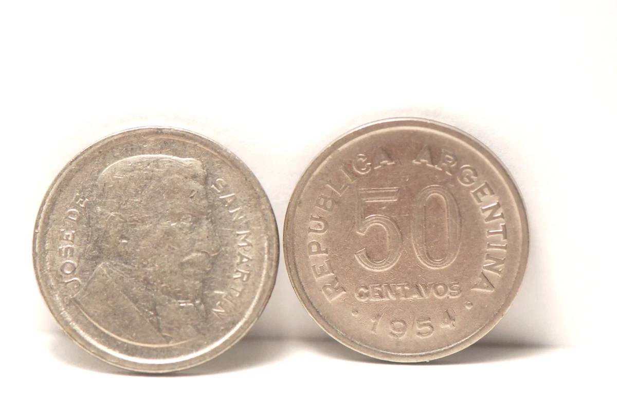 未经认证1954 阿根廷硬币| eBay