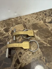 2x - Dixon 300-HRP-BR Brass Cam and Groove Hose Fitting Standard Handle Assembly