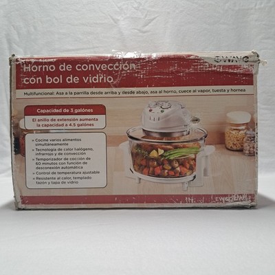 Magic Chef EWAVE Glass Bowl Convection Oven Model EWGC12W3 3 Gallon New Display