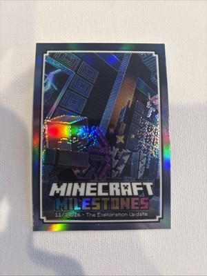 2024 Panini Minecraft Milestones The Exploration Update SSP Case Hit