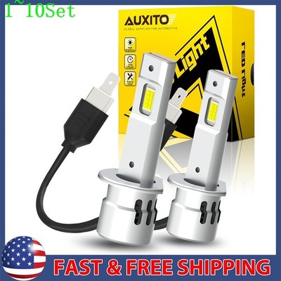 H1 LED Headlight Bulb Conversion High Low Beam Lamp Super White Bright 1-10Set