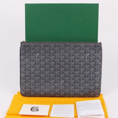 Goyard Clutch Special Grey Sena MM Medium 144384555