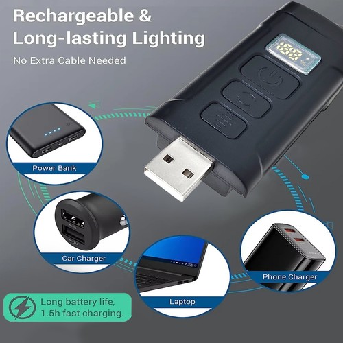 USB Akumulator LED Book Light do dekoracyjnej ochrony oczu Nocna regulacja - Zdjęcie 9 z 11