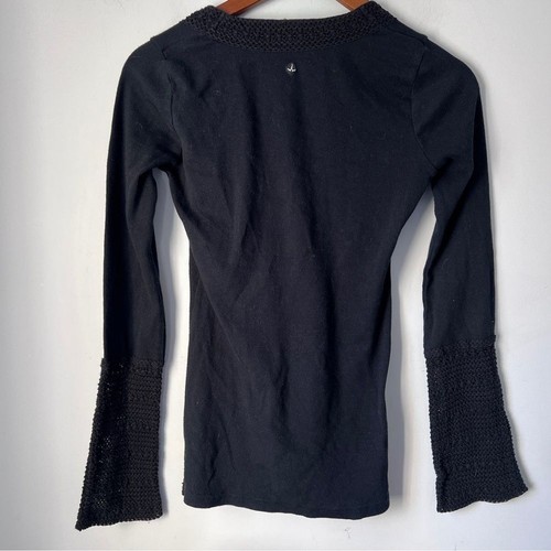 Prana Top Flair Manica Uncinetto Donna Taglia S - Foto 3 di 7
