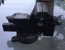Vintage Sears Swivel Bench Top Vise and Anvil 506 51770 3 1/2" Jaw Made In USA