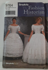 Simplicity Pattern Fashion Historian Size HH 6-12  Petticoat Skirt #9764 Uncut