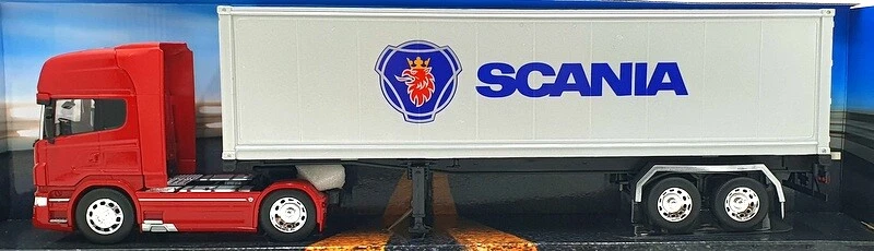 Welly 1/32 Scale 32671S-W - Scania V8 R730 Truck - Red/Silver - Image 3 of 4