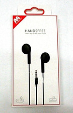 MyBat Universal Black Stereo Hands-free Headphones - Earbuds - Microphone - NWT