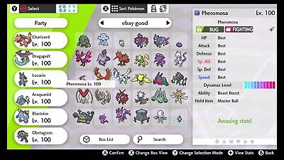 Ultra SHINY 6IV PHEROMOSA / Pokemon Sword and Shield / Alolan -  Finland