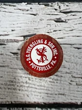 VTG D.G. Yuengling & Sons Pottsville PA RARE Wooden Beer Barrel Keg Cork Stopper