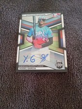 2023 Panini EEE Yassel Garcia DPL Auto Baseball Card #184