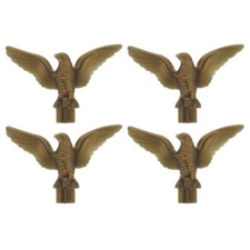 4PCS Plastic Flagpole Eagle Topper Flagpole Eagle Flag Pole Toppers Ornament